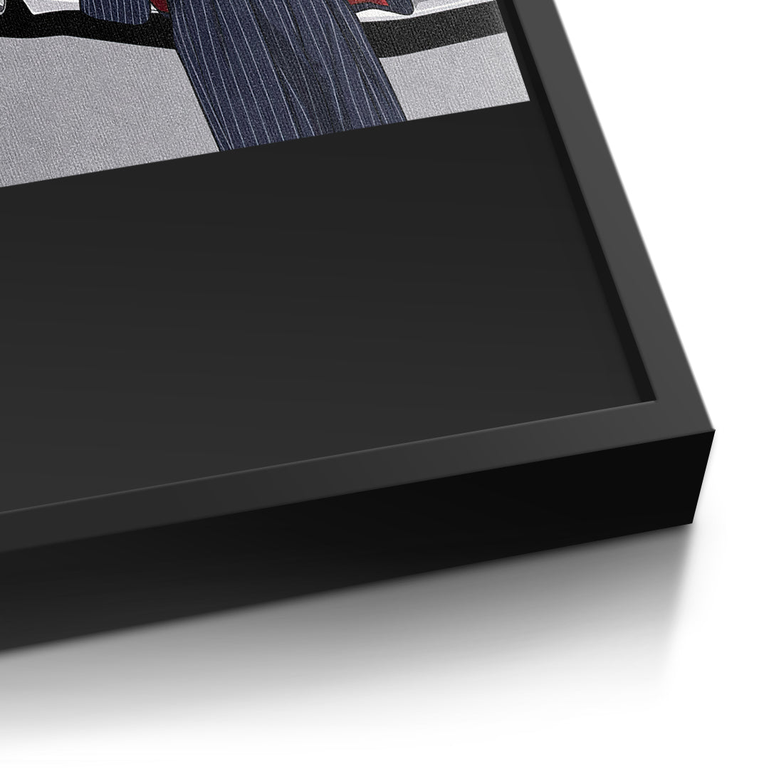 detail black frame