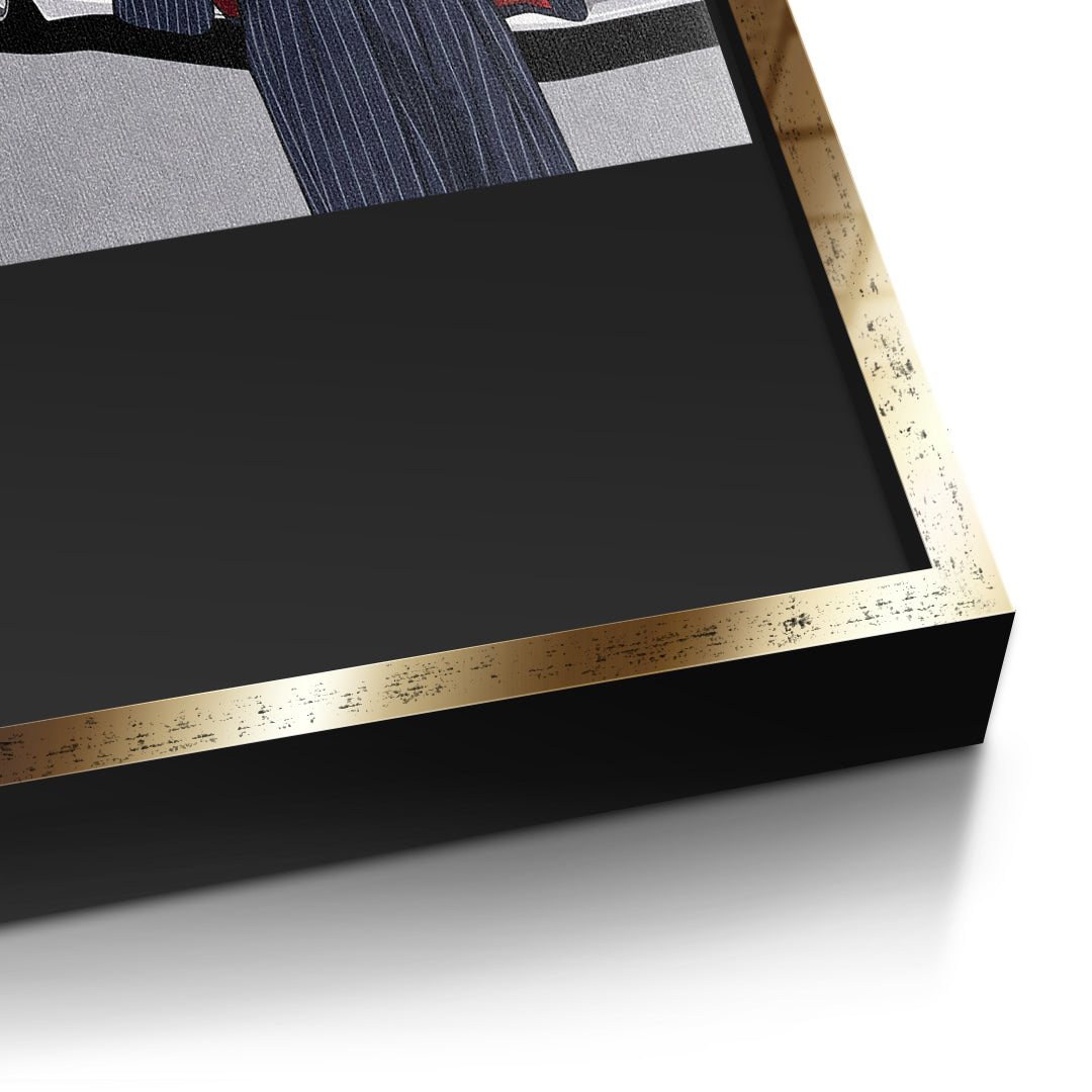 detail gold frame