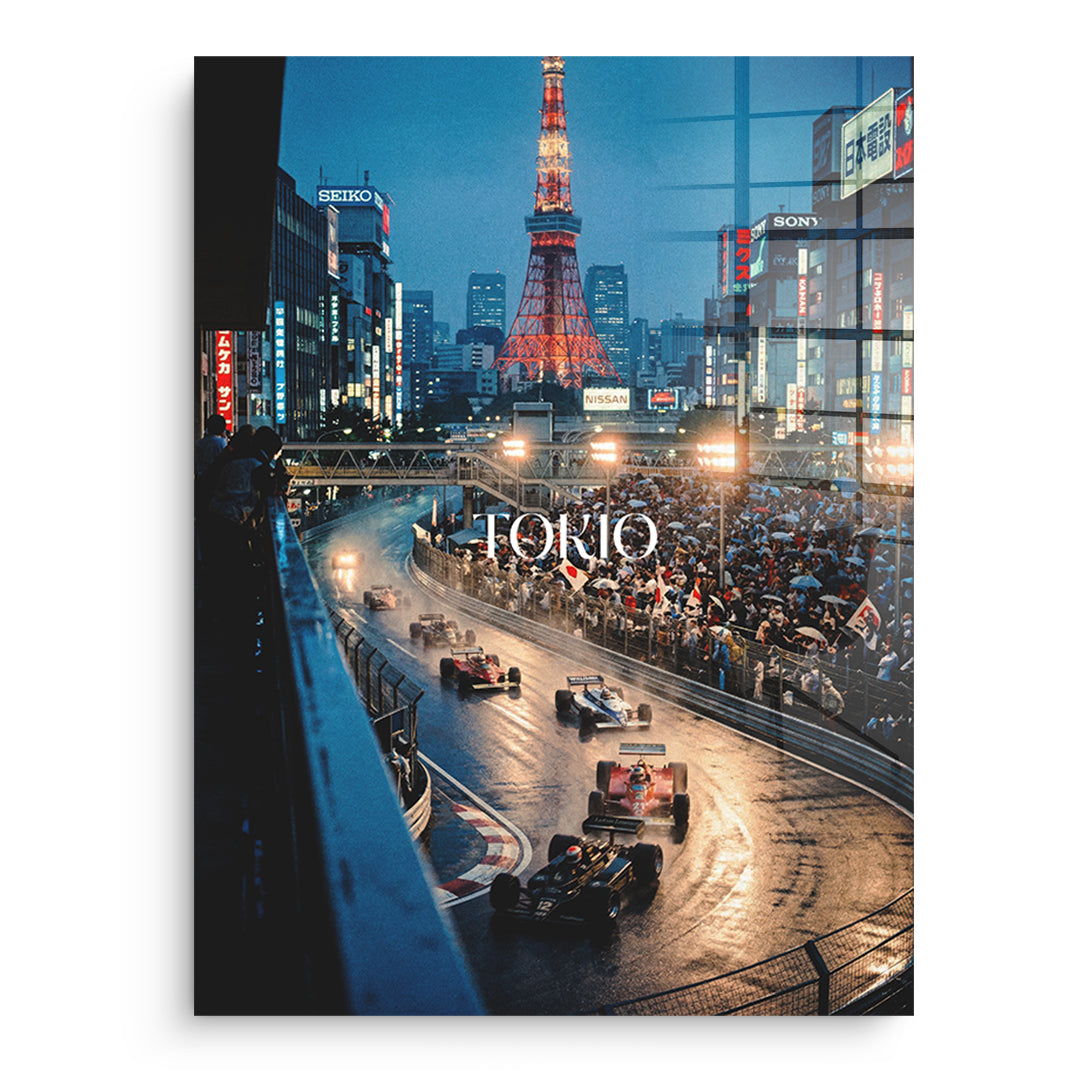 Tokyo F1 Acrylglasbild