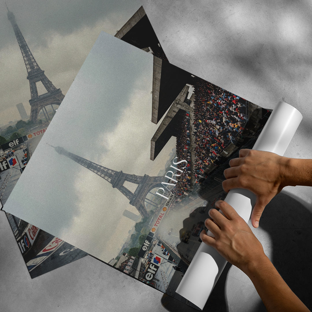 Paris F1 Poster - Rollup