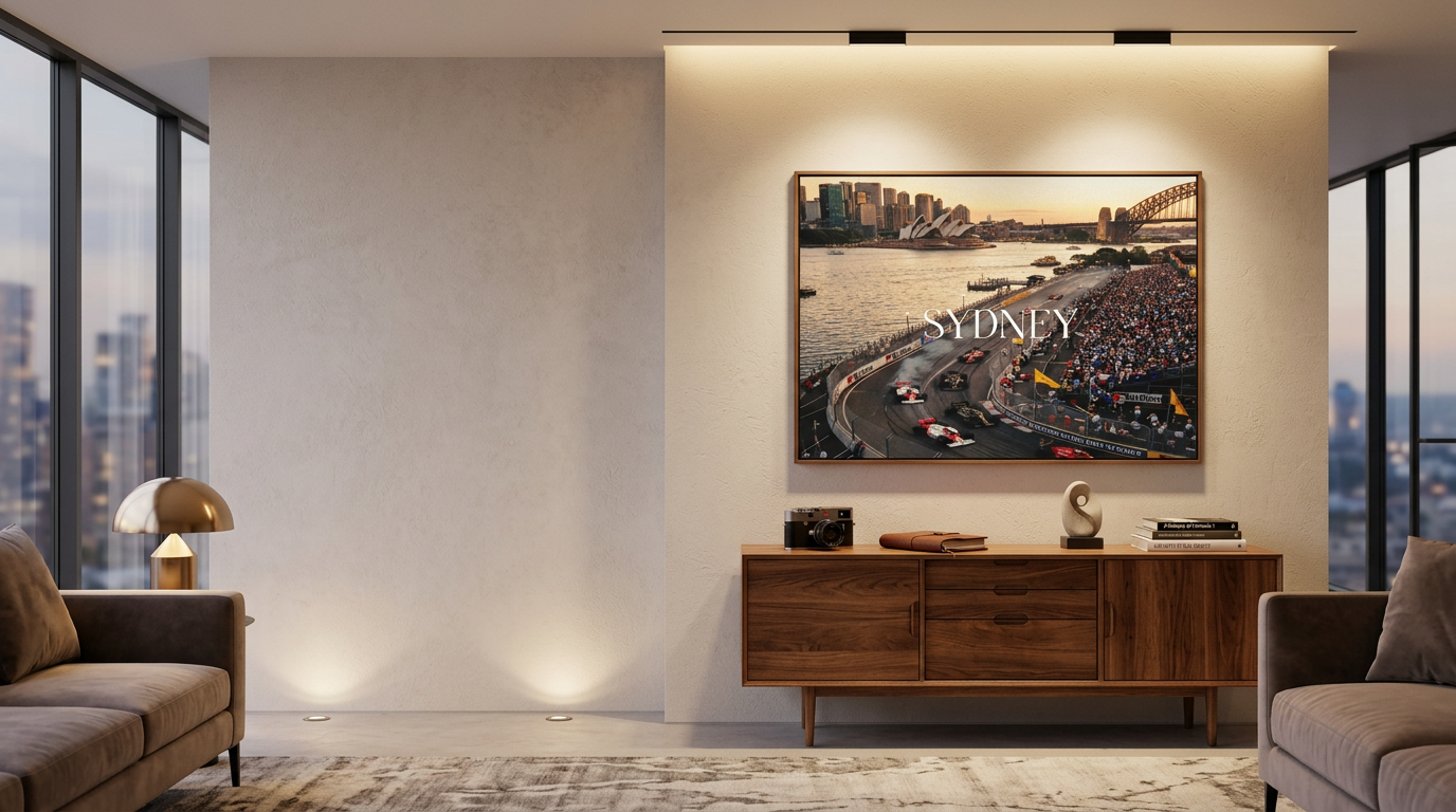 Sydney F1 - Canvas Banner