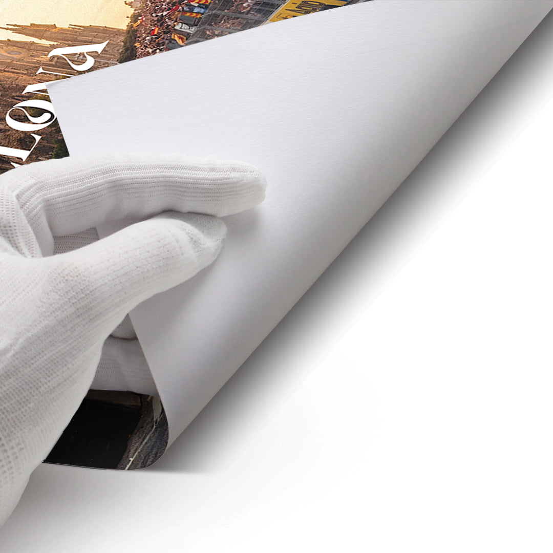 DOTCOMCANVAS Barcelona F1 Poster Echtheitszertifikat