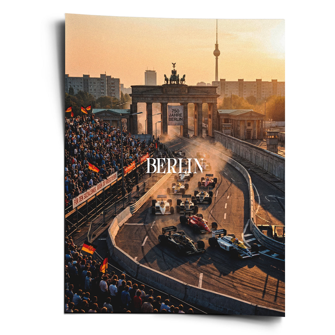 DOTCOMCANVAS Berlin F1 Poster Vorderansicht