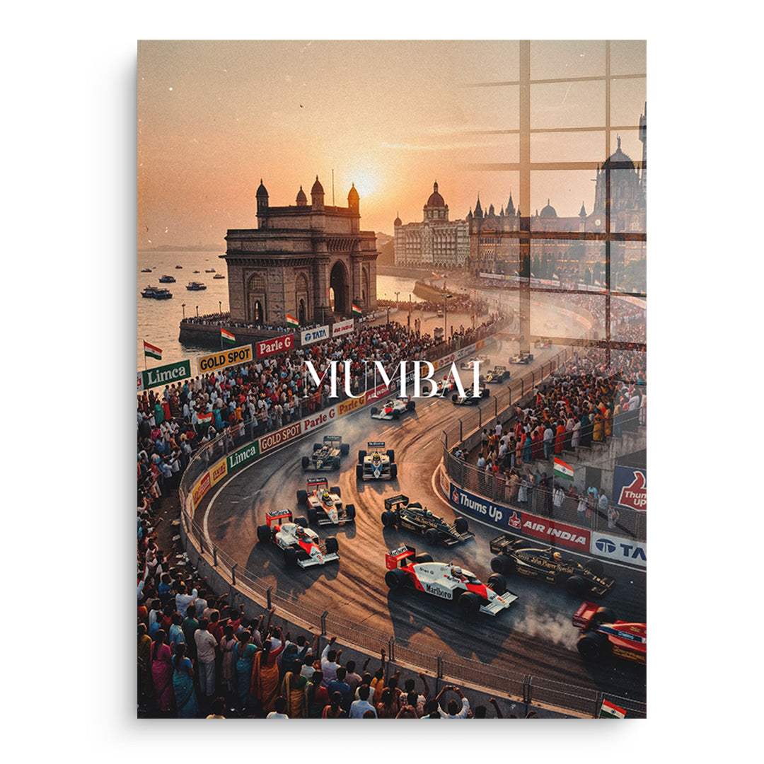 Mumbai F1 Acrylglas Ohne Rahmen