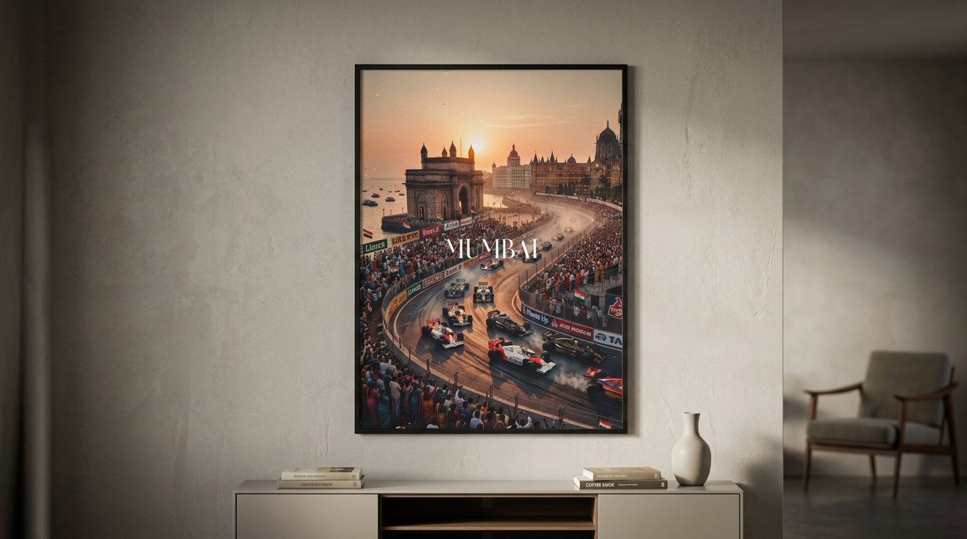 Mumbai F1 Poster Banner