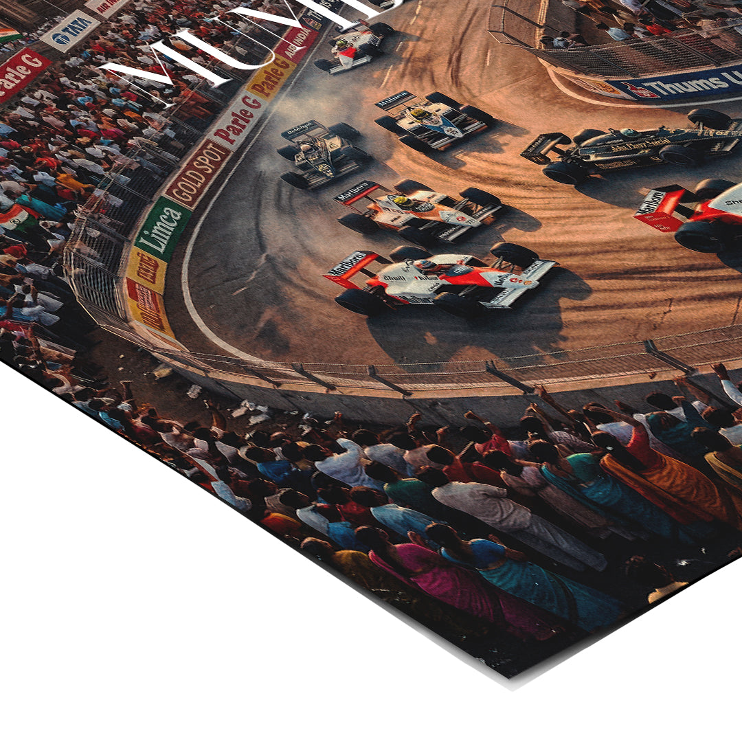 Mumbai F1 Poster Eckdetail
