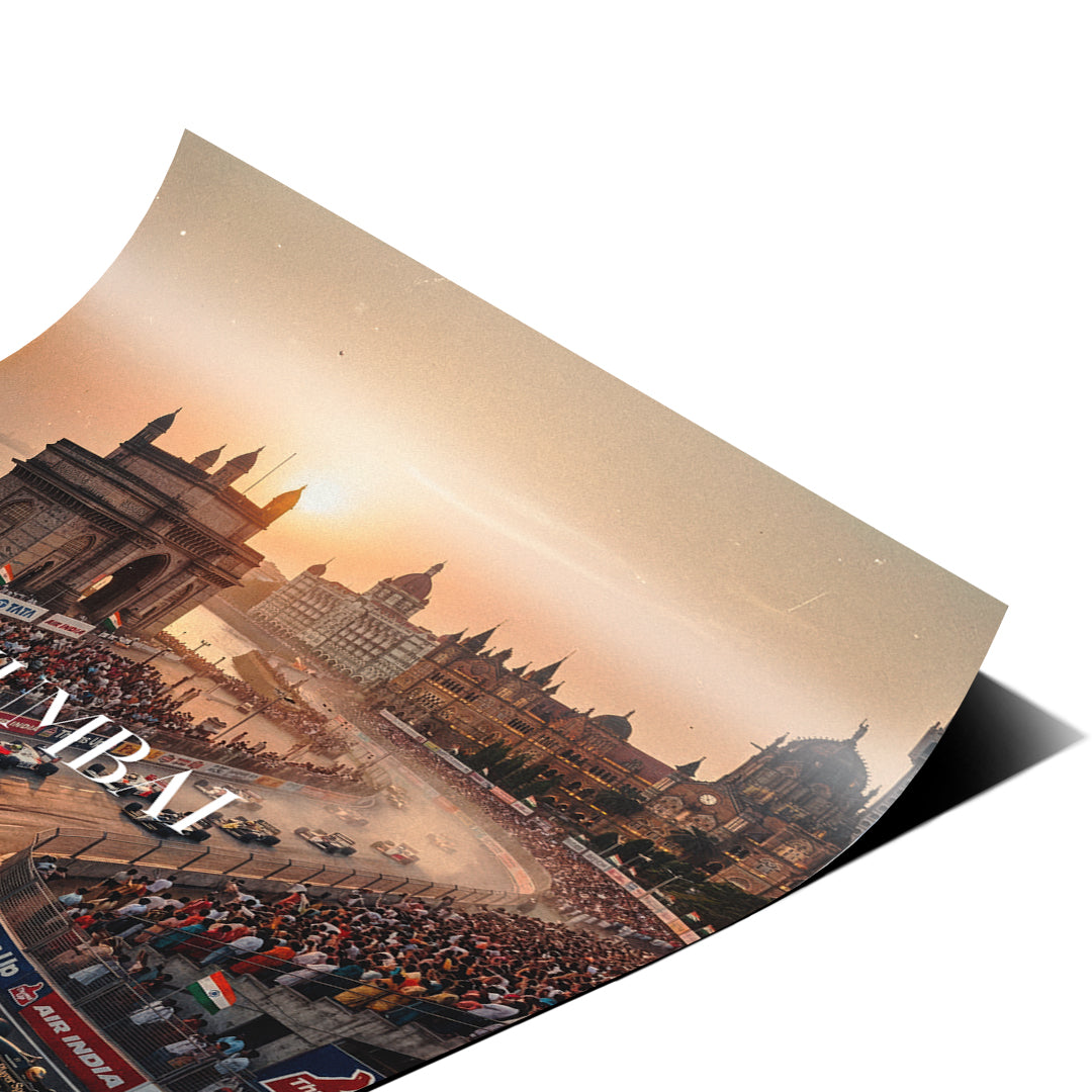 Mumbai F1 Poster Eckdetail 2
