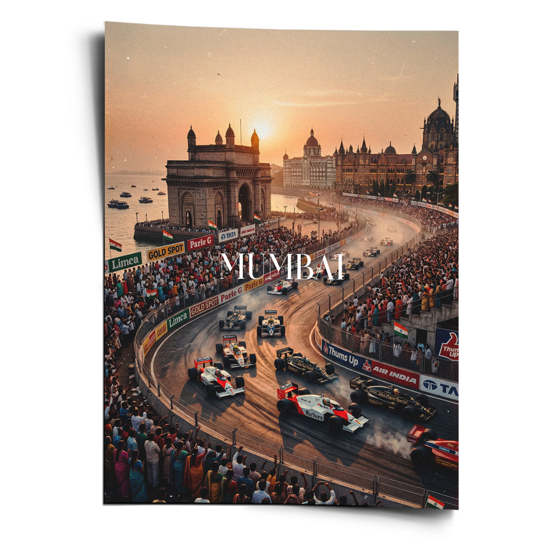 Mumbai F1 Poster Vorderansicht