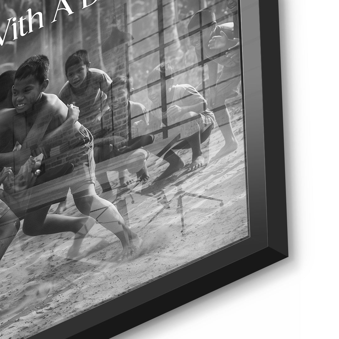 Dream Wrestling Acryl Detail Black Frame