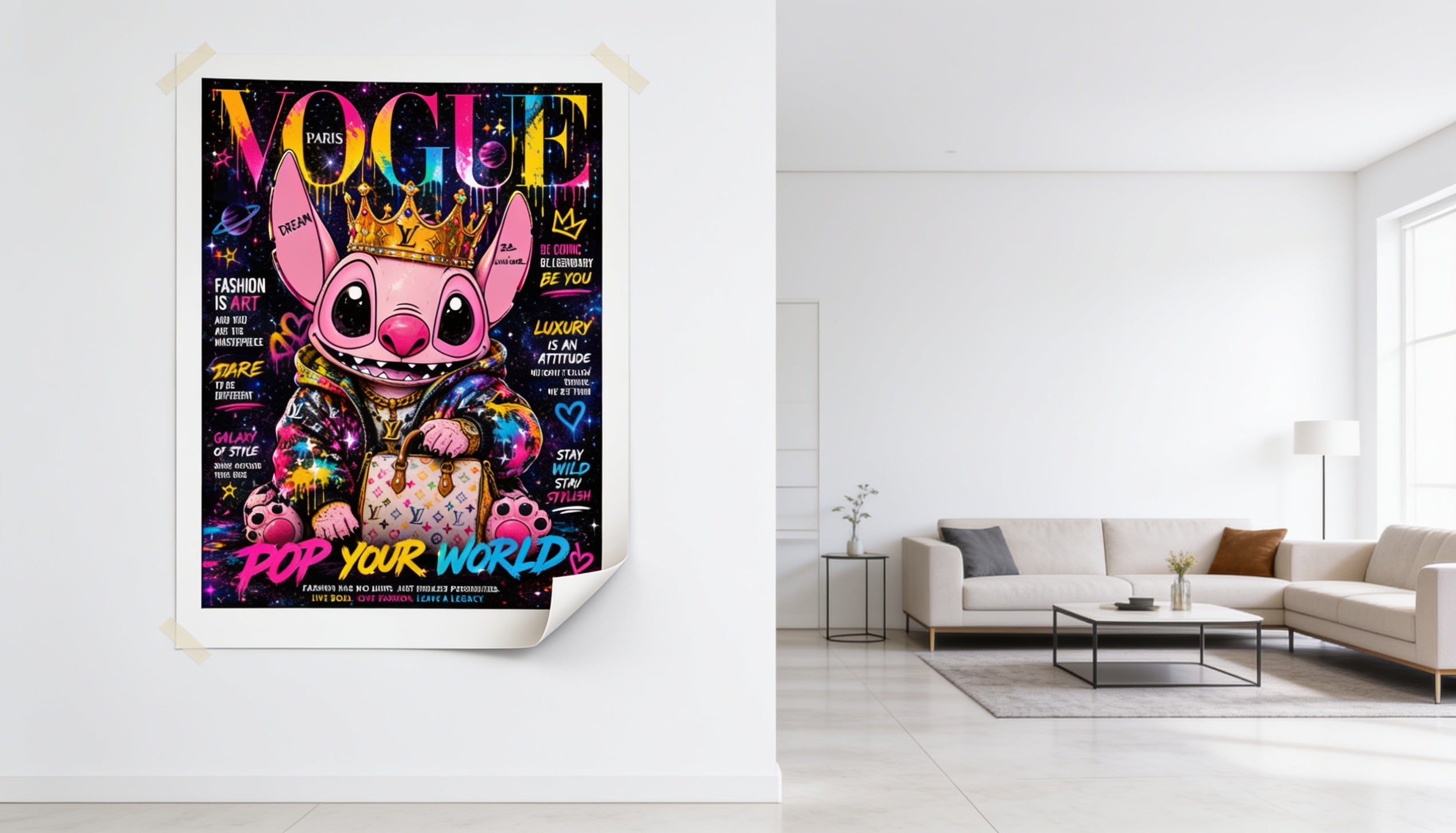 BE UNIQUE Poster banner