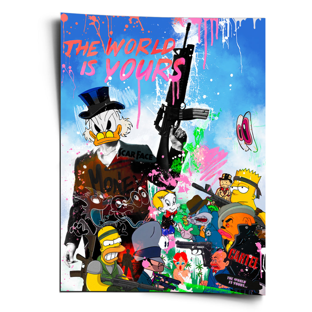 Cartoon Cartel Poster