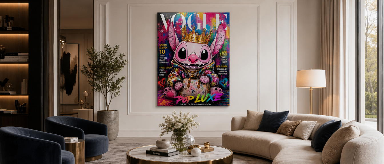 Pop Luxe Acrylglas Banner