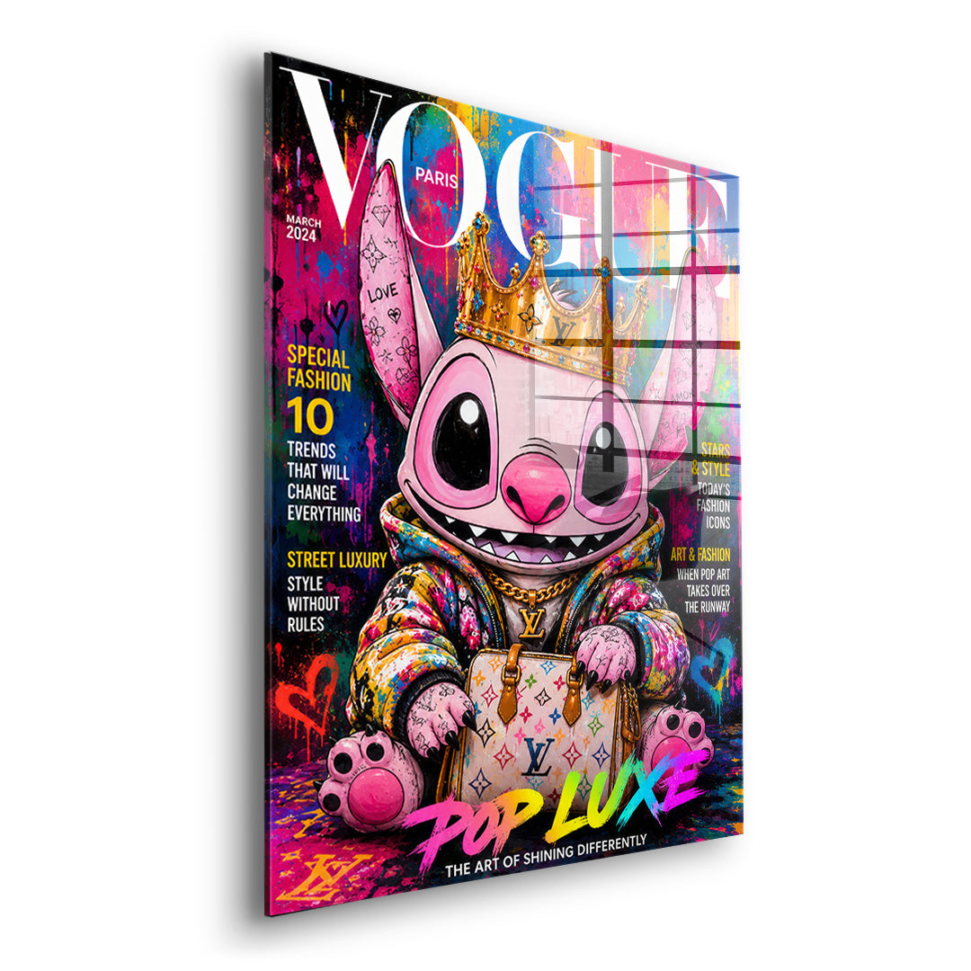 DOTCOMCANVAS Pop Luxe Acrylglasbild Seitenansicht ohne Rahmen