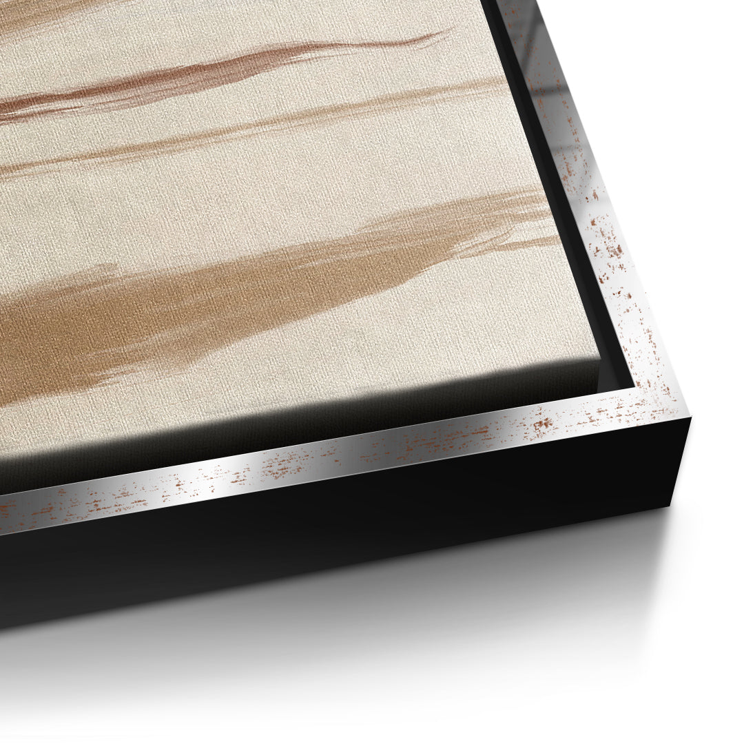 DOTCOMCANVAS A gentle after Leinwandbild Detailansicht silberner Rahmen