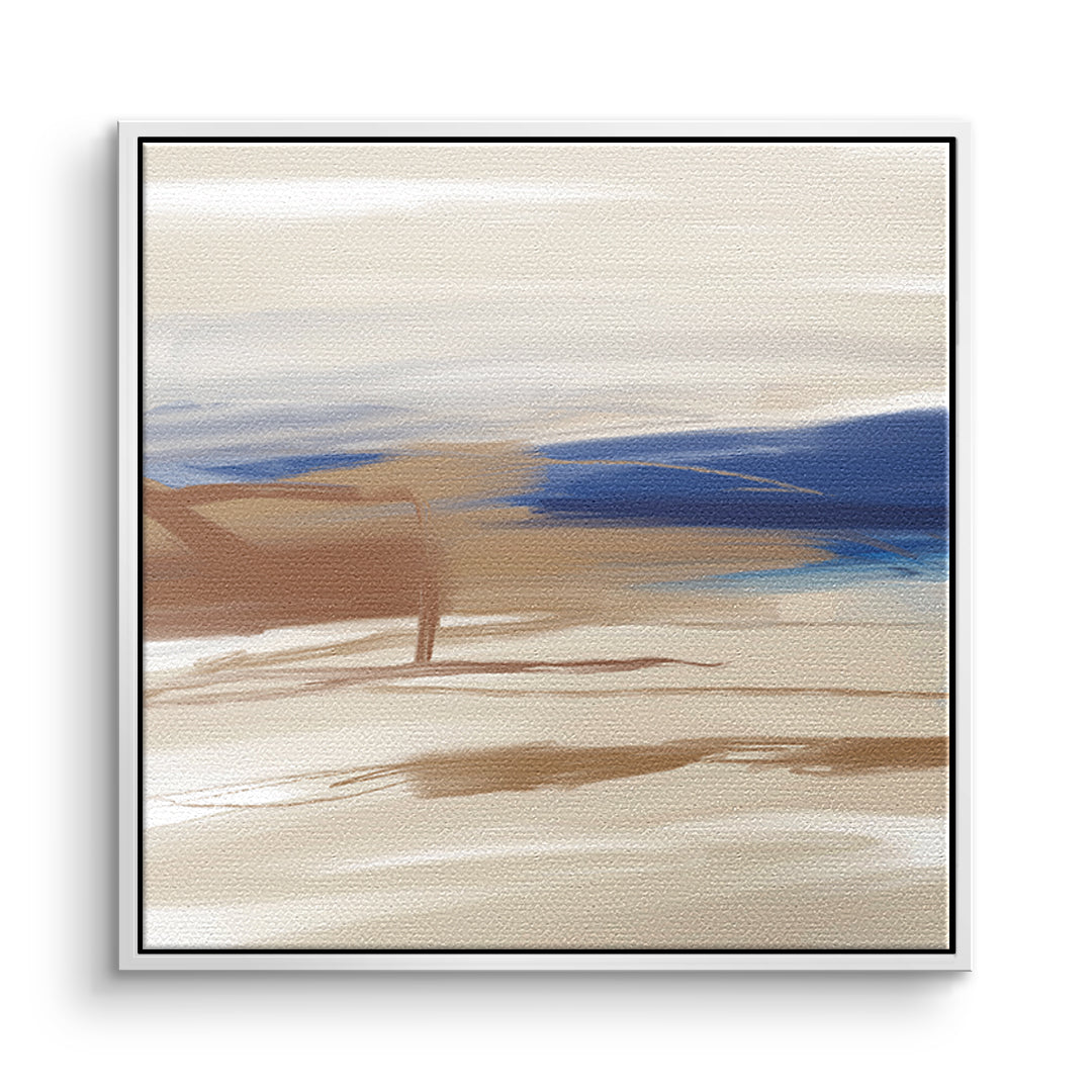 DOTCOMCANVAS A gentle after Leinwandbild Vorderansicht weißer Rahmen