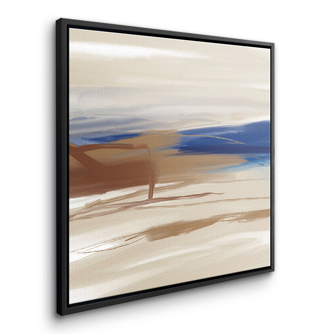 DOTCOMCANVAS A gentle after Leinwandbild Seitenansicht schwarzer Rahmen