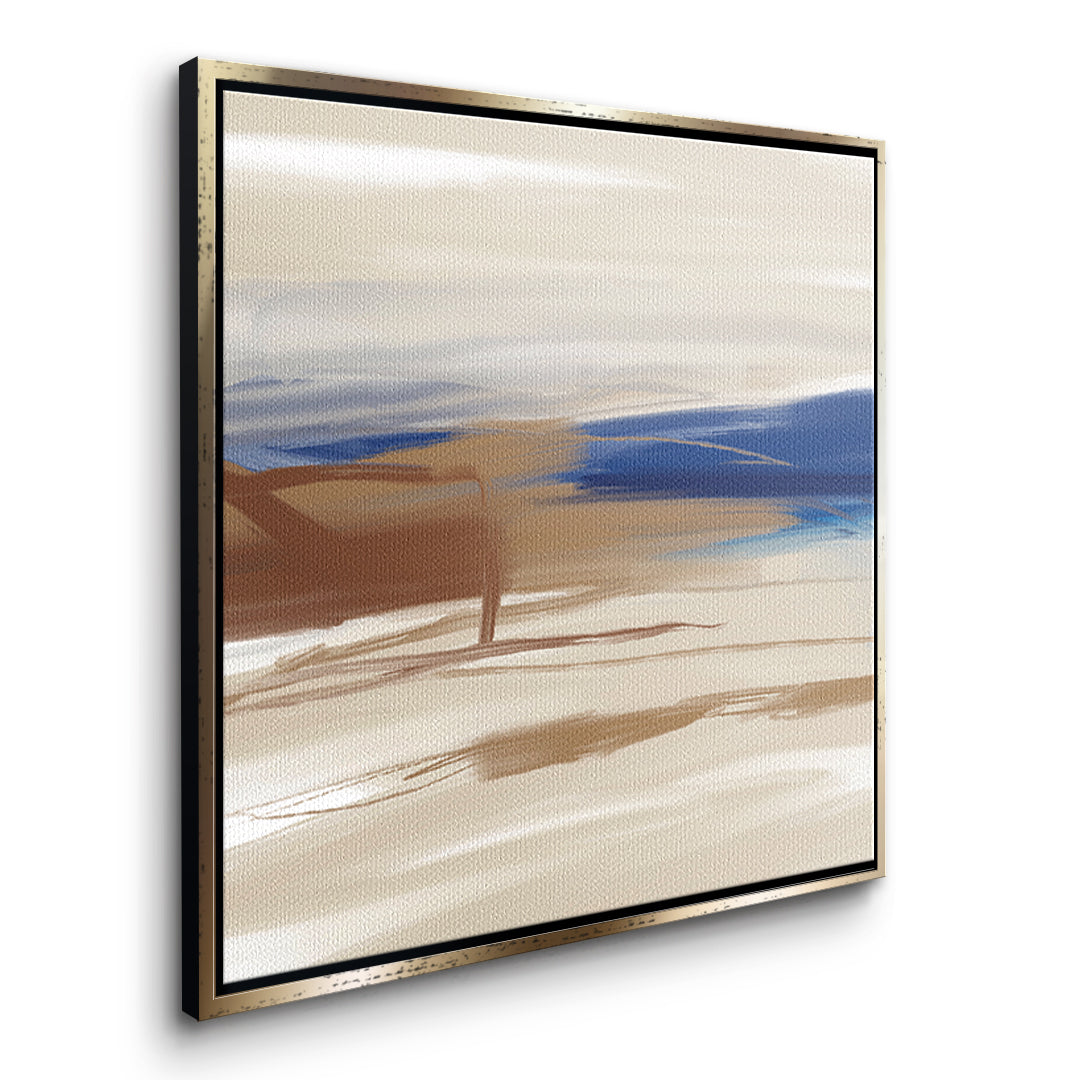 DOTCOMCANVAS A gentle after Leinwandbild Seitenansicht goldener Rahmen