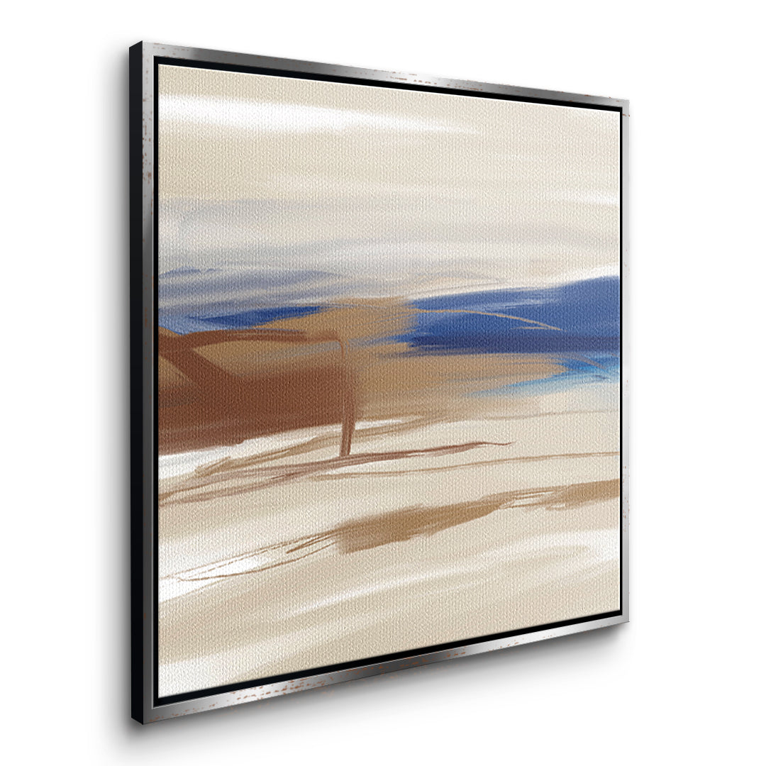 DOTCOMCANVAS A gentle after Leinwandbild Seitenansicht silberner Rahmen