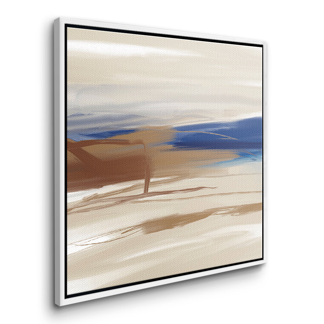 DOTCOMCANVAS A gentle after Leinwandbild Seitenansicht weißer Rahmen