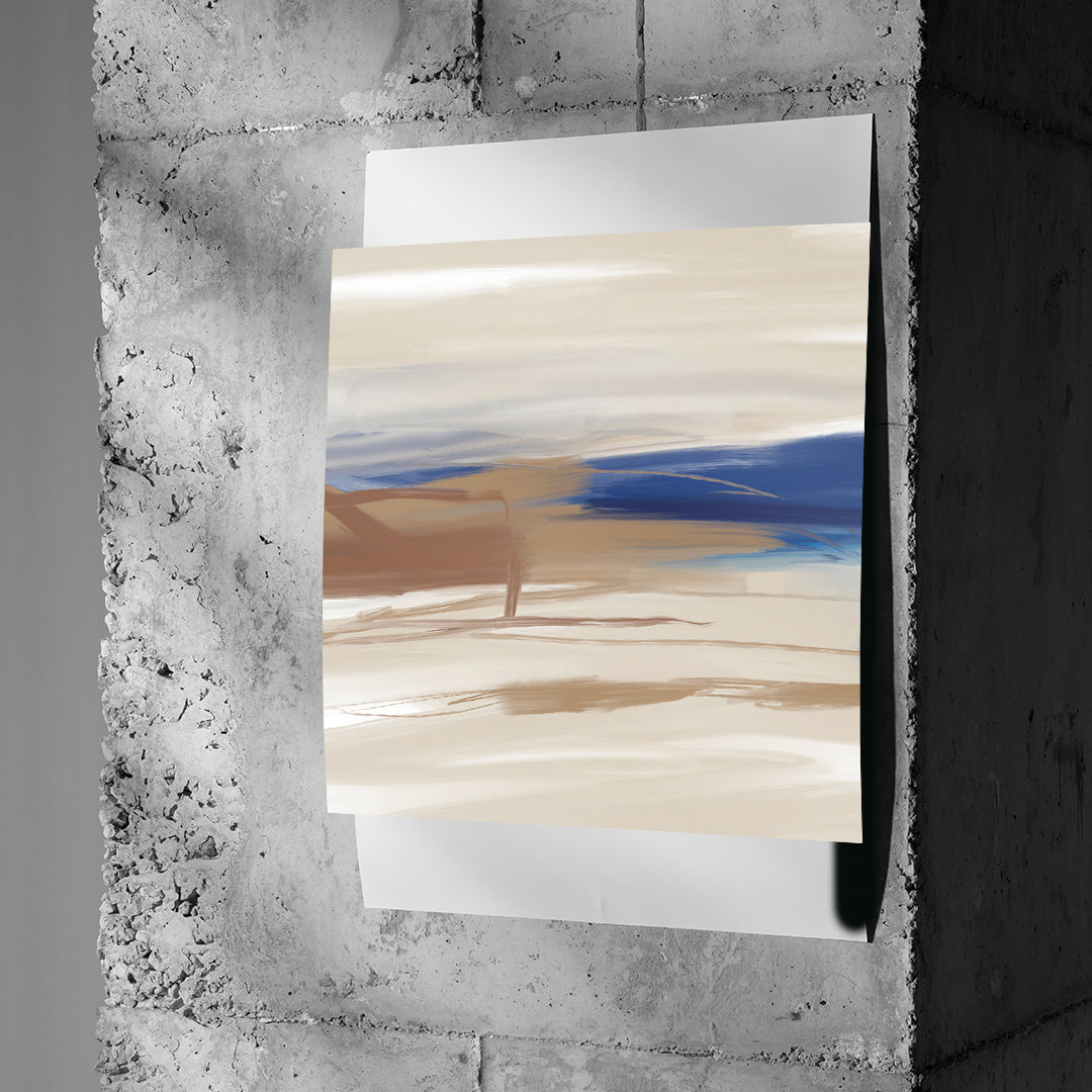 DOTCOMCANVAS A gentle after Poster an Betonwand