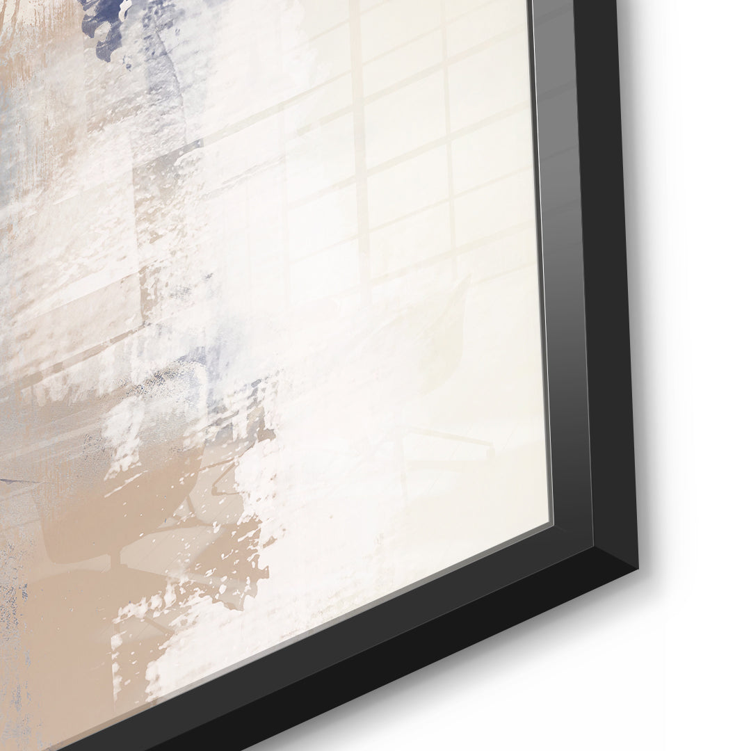 DOTCOMCANVAS A pause that breathed Acrylglasbild Detailansicht schwarzer Rahmen