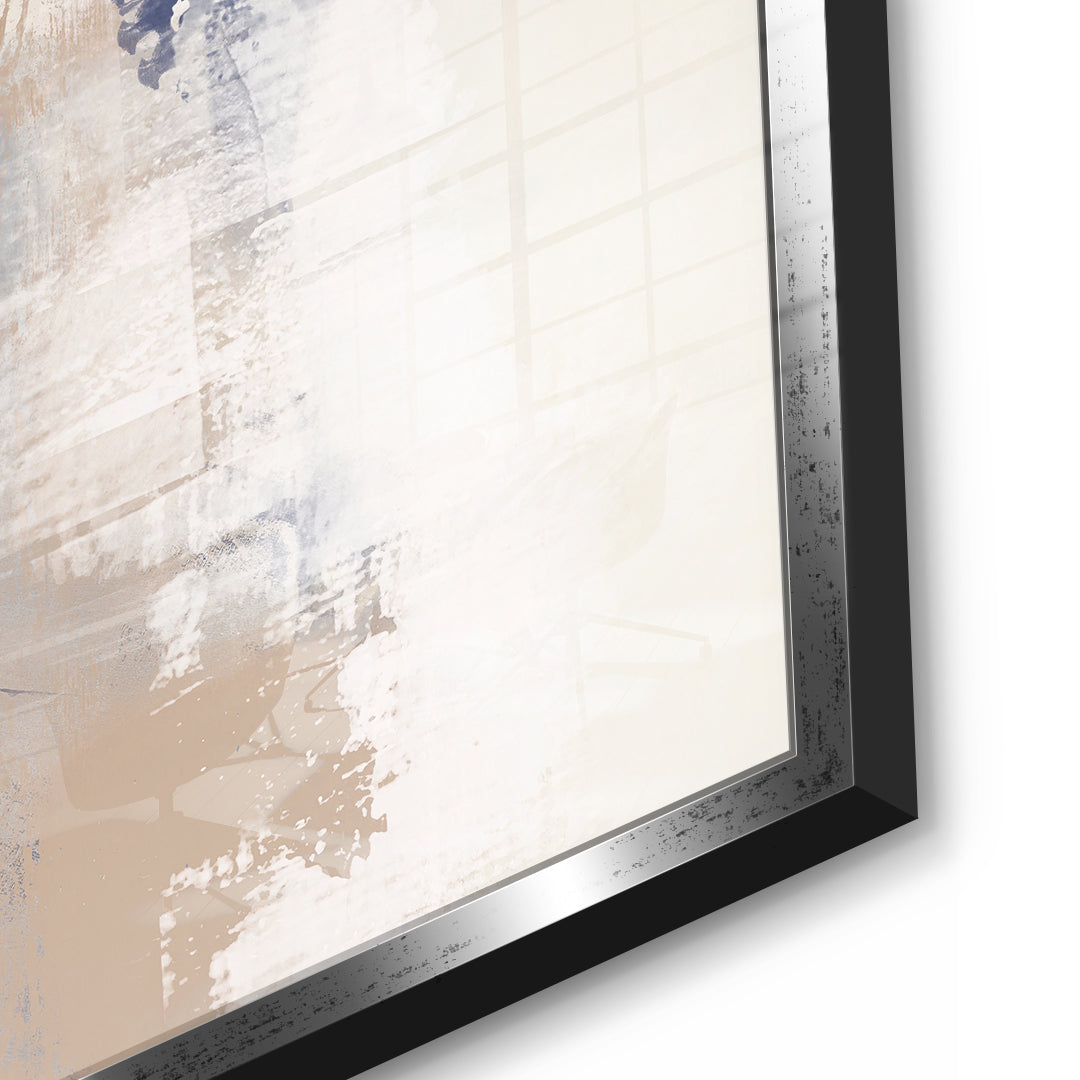 DOTCOMCANVAS A pause that breathed Acrylglasbild Detailansicht silberner Rahmen