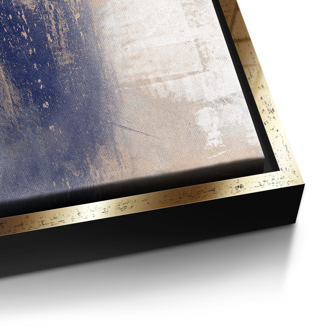 DOTCOMCANVAS A pause that breathed Leinwandbild Detailansicht goldener Rahmen