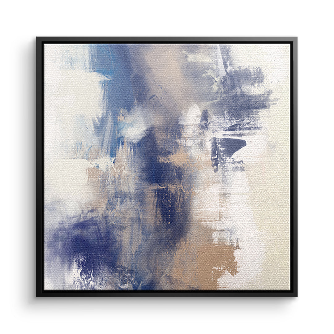DOTCOMCANVAS A pause that breathed Leinwandbild Vorderansicht schwarzer Rahmen