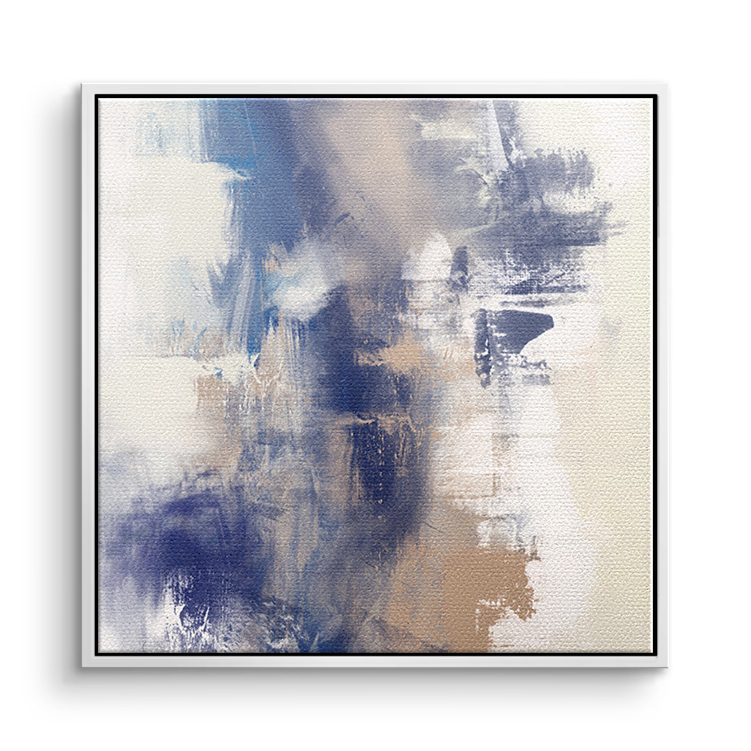 DOTCOMCANVAS A pause that breathed Leinwandbild Vorderansicht weißer Rahmen
