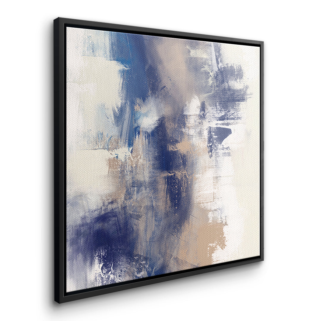 DOTCOMCANVAS A pause that breathed Leinwandbild Seitenansicht schwarzer Rahmen