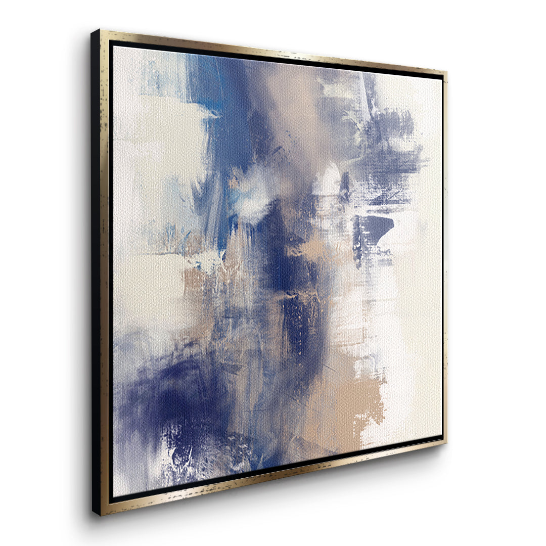 DOTCOMCANVAS A pause that breathed Leinwandbild Seitenansicht goldener Rahmen