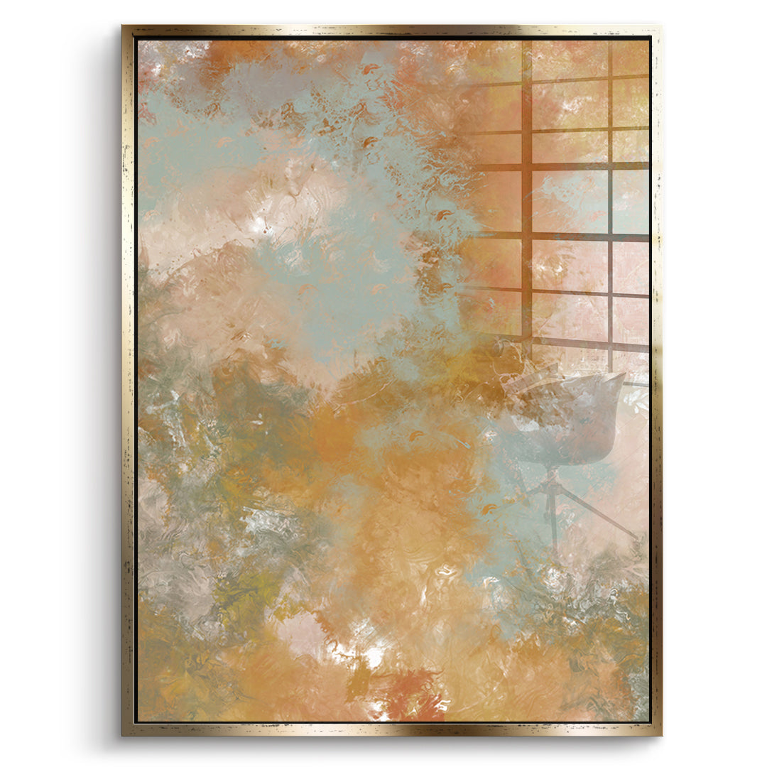 DOTCOMCANVAS A place unspoken Acrylglasbild Vorderansicht goldener Rahmen