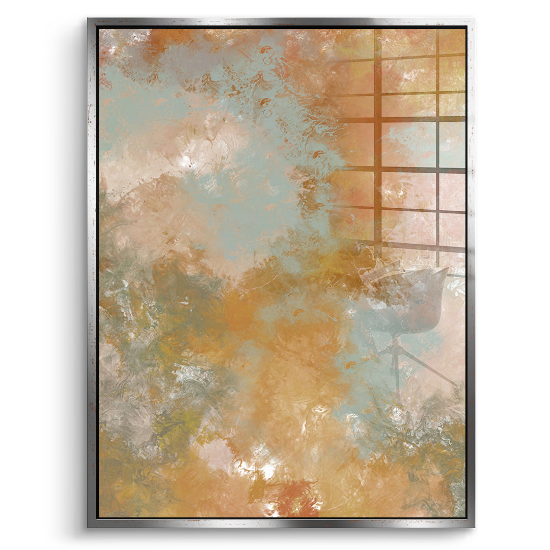 DOTCOMCANVAS A place unspoken Acrylglasbild Vorderansicht silberner Rahmen