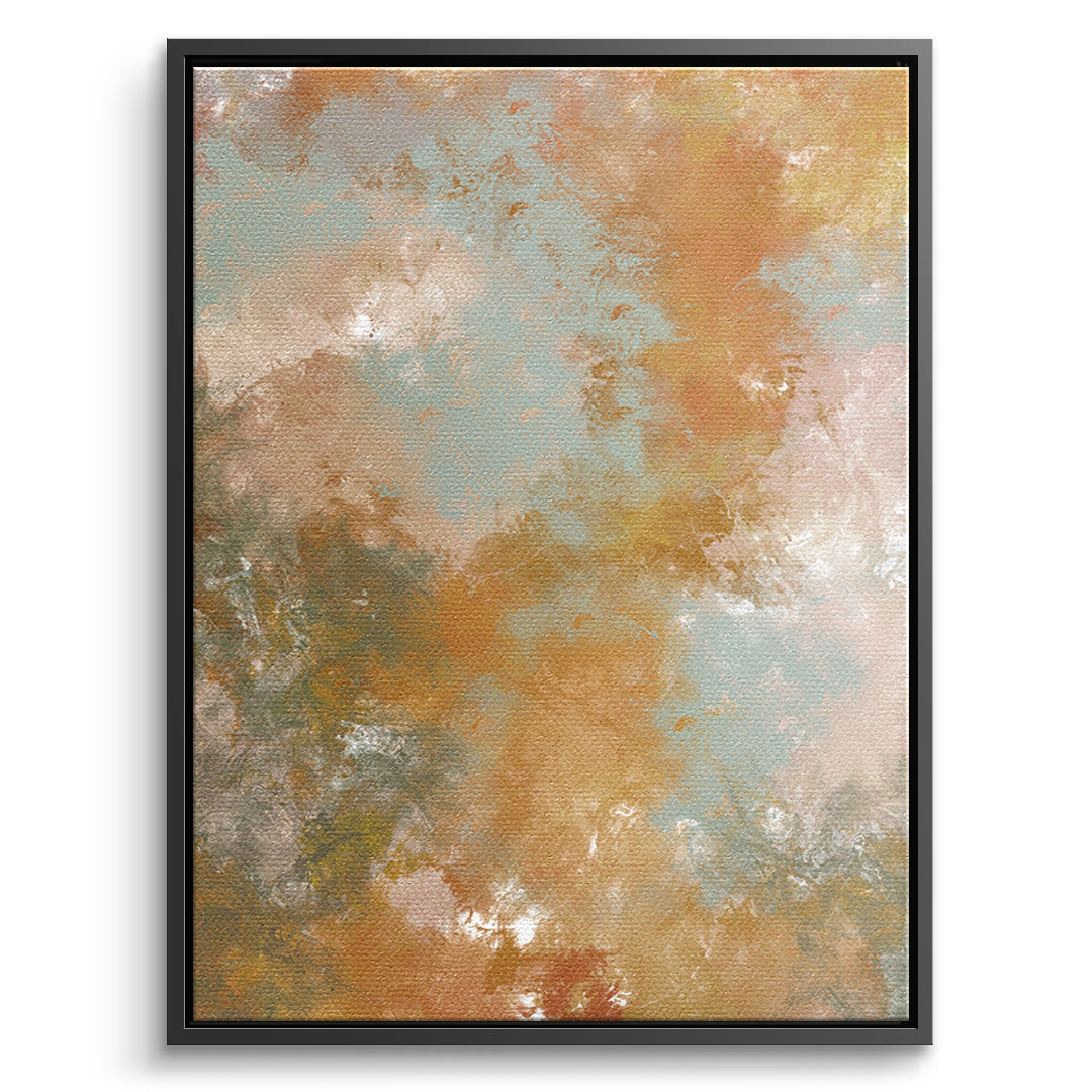 DOTCOMCANVAS A place unspoken Leinwandbild Vorderansicht schwarzer Rahmen