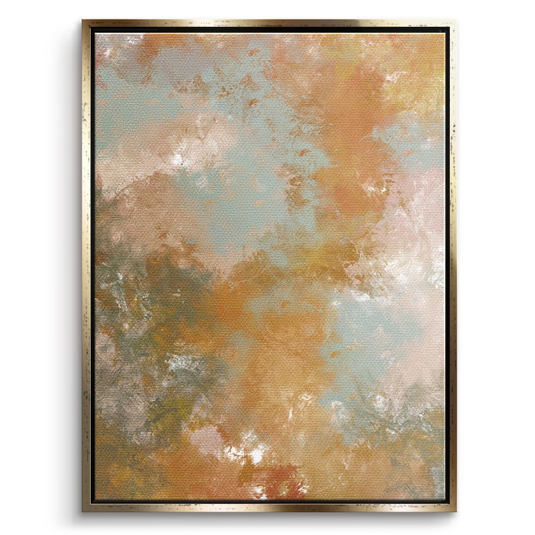 DOTCOMCANVAS A place unspoken Leinwandbild Vorderansicht goldener Rahmen
