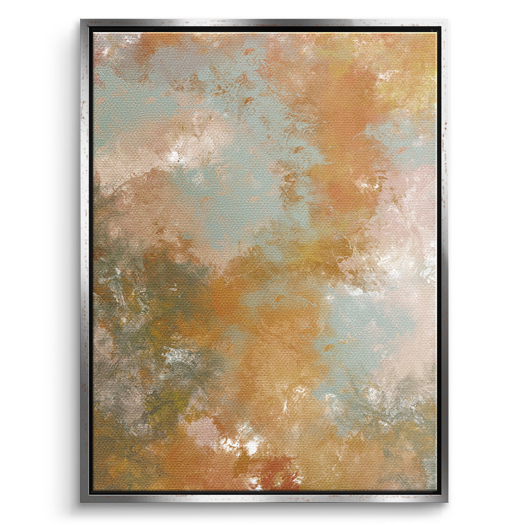 DOTCOMCANVAS A place unspoken Leinwandbild Vorderansicht silberner Rahmen