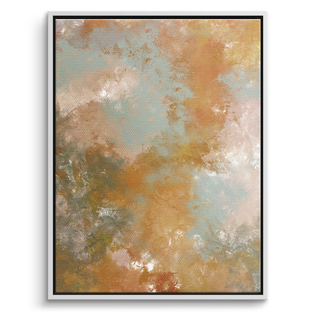 DOTCOMCANVAS A place unspoken Leinwandbild Vorderansicht weißer Rahmen