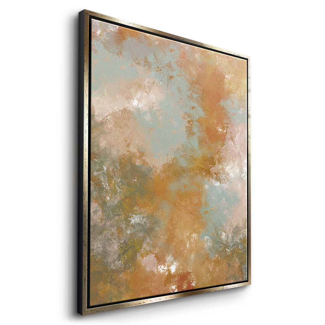 DOTCOMCANVAS A place unspoken Leinwandbild Seitenansicht goldener Rahmen