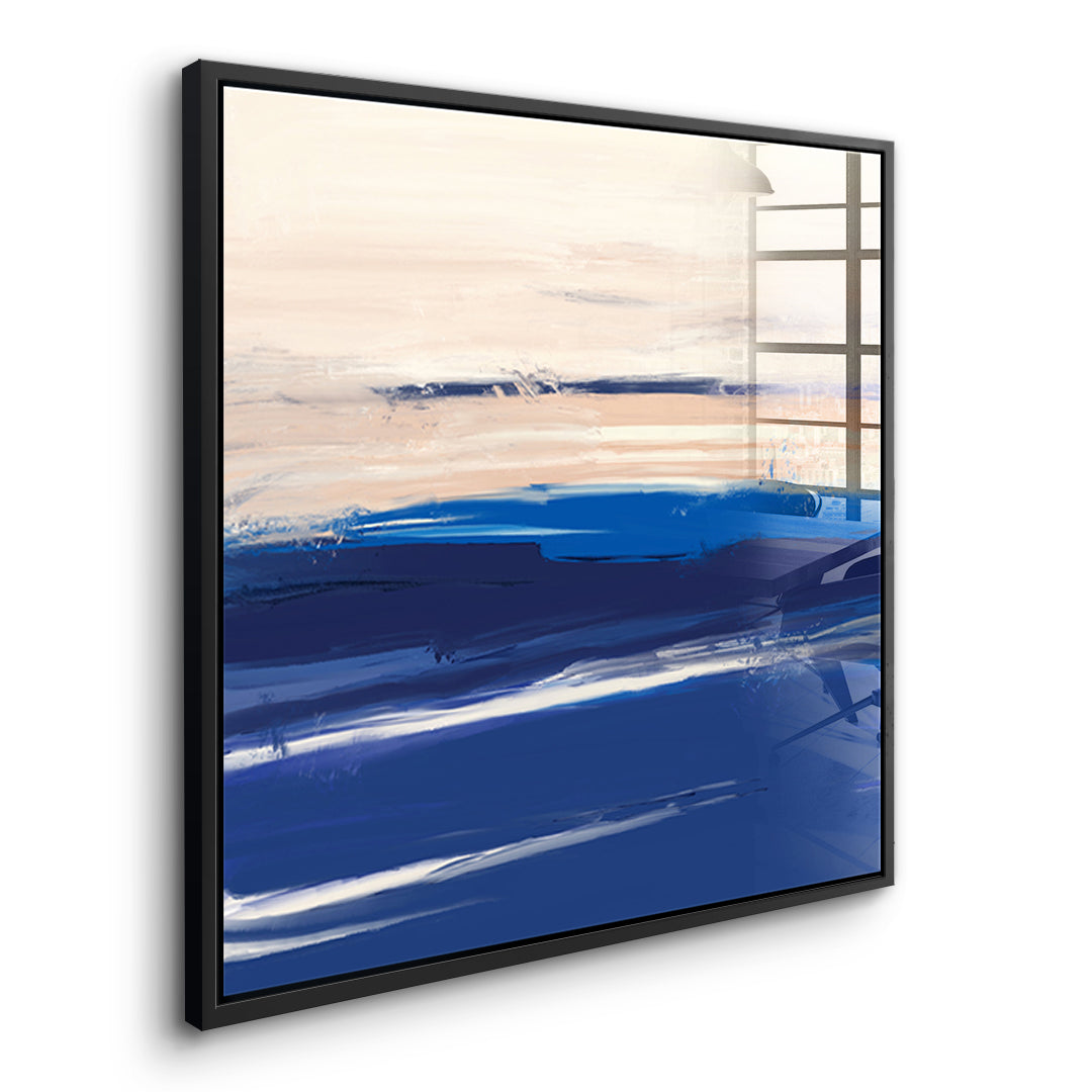 DOTCOMCANVAS As it was enough Acrylglasbild Seitenansicht schwarzer Rahmen