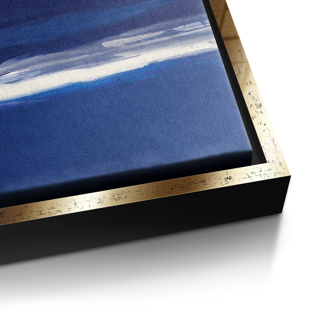 DOTCOMCANVAS As it was enough Leinwandbild Detailansicht goldener Rahmen