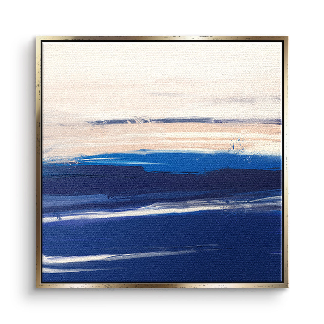DOTCOMCANVAS As it was enough Leinwandbild Vorderansicht goldener Rahmen