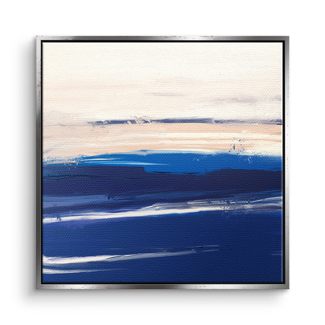 DOTCOMCANVAS As it was enough Leinwandbild Vorderansicht silberner Rahmen