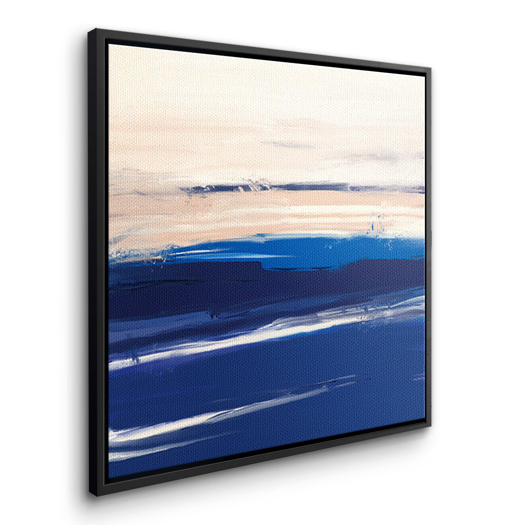 DOTCOMCANVAS As it was enough Leinwandbild Seitenansicht schwarzer Rahmen