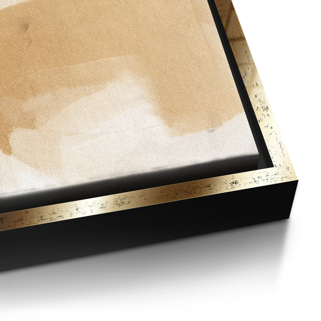 DOTCOMCANVAS Close To My Chest 01 Leinwandbild Detail Gold