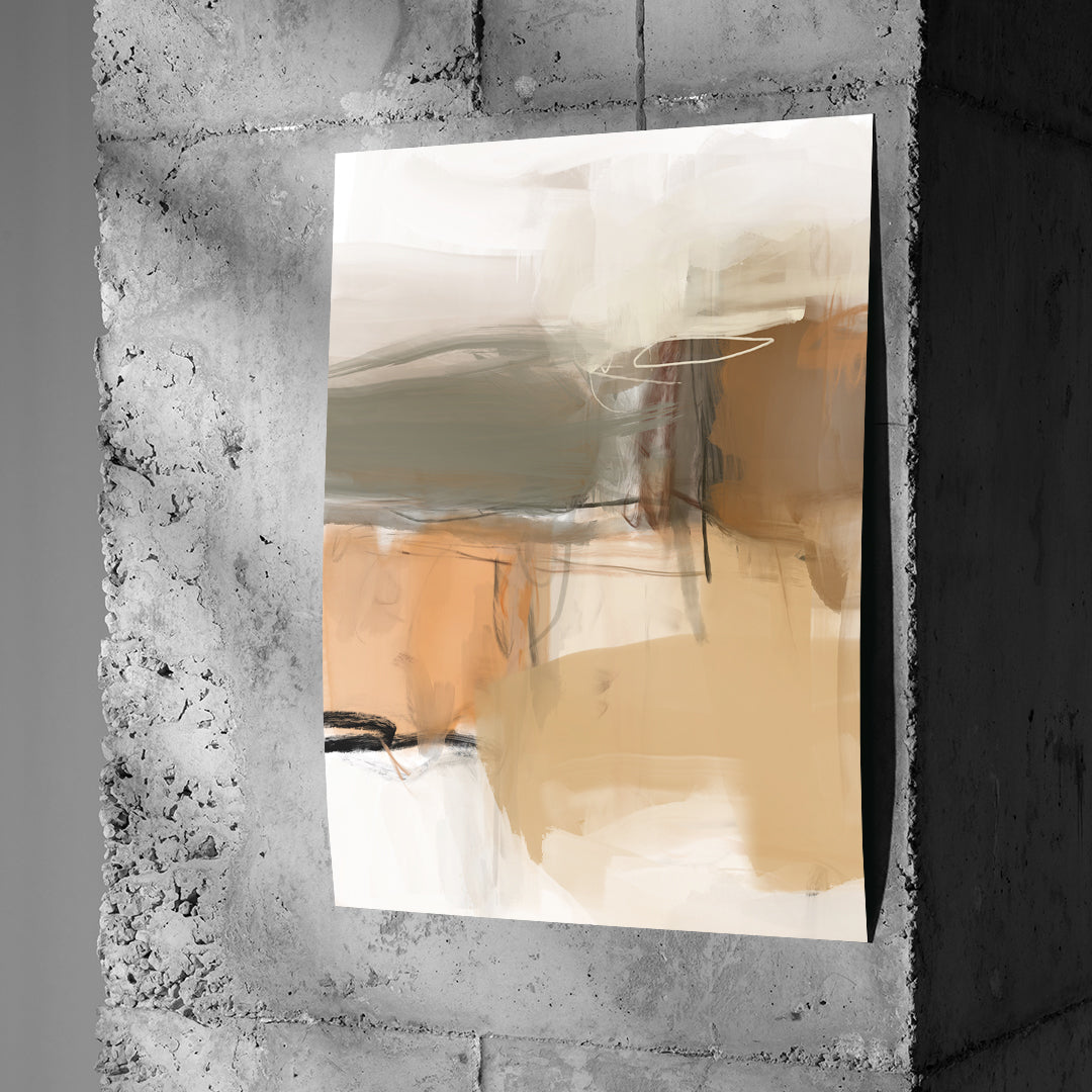 DOTCOMCANVAS Close To My Chest 01 Poster Beton Wall