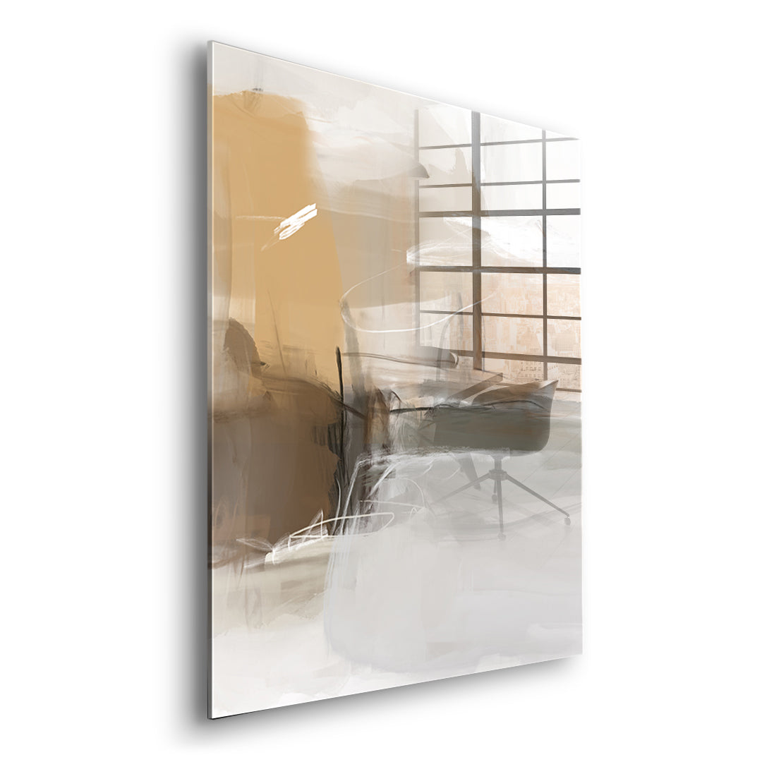 DOTCOMCANVAS Close To My Chest 02 Acrylglasbild Seitenansicht ohne Rahmen