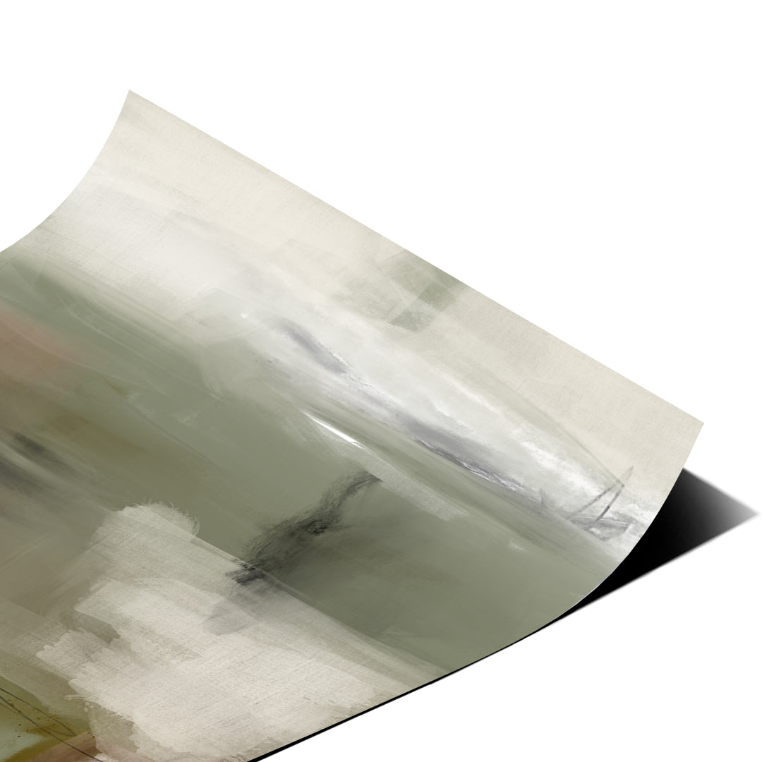 DOTCOMCANVAS Emerald Whispers Poster Detailansicht Ecke Nahaufnahme