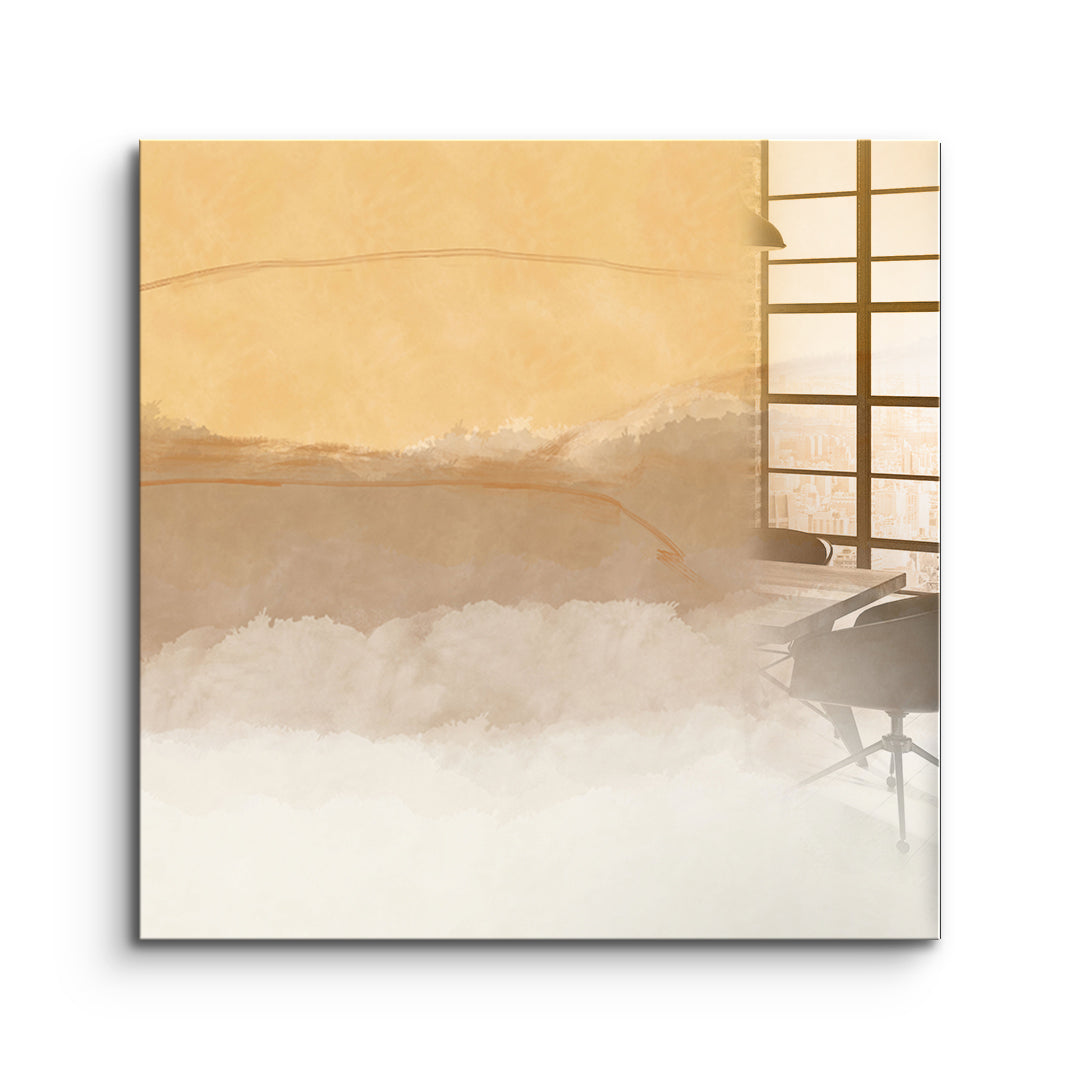 DOTCOMCANVAS In soft time Acrylglasbild Vorderansicht ohne Rahmen