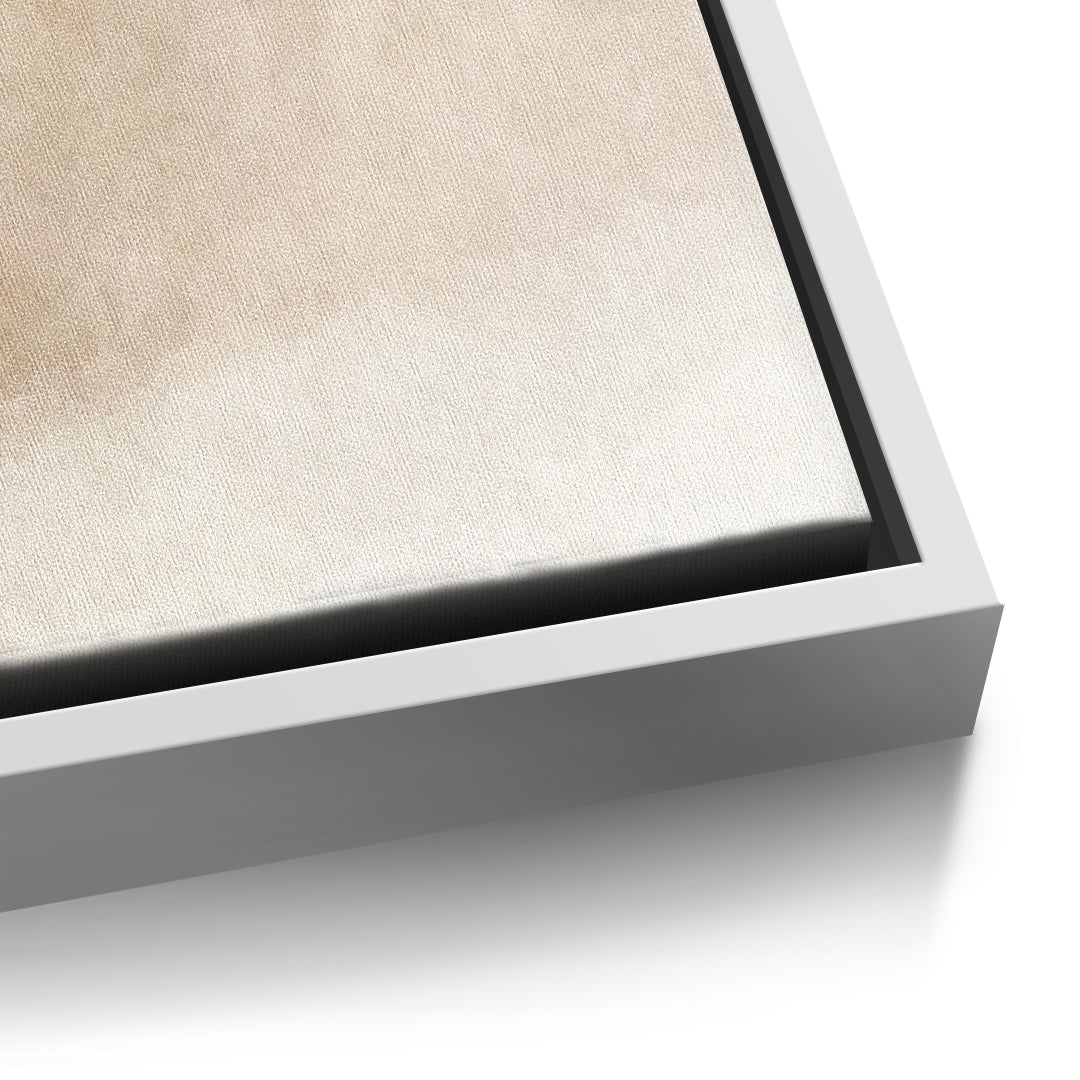 DOTCOMCANVAS In soft time Leinwandbild Detailansicht weißer Rahmen