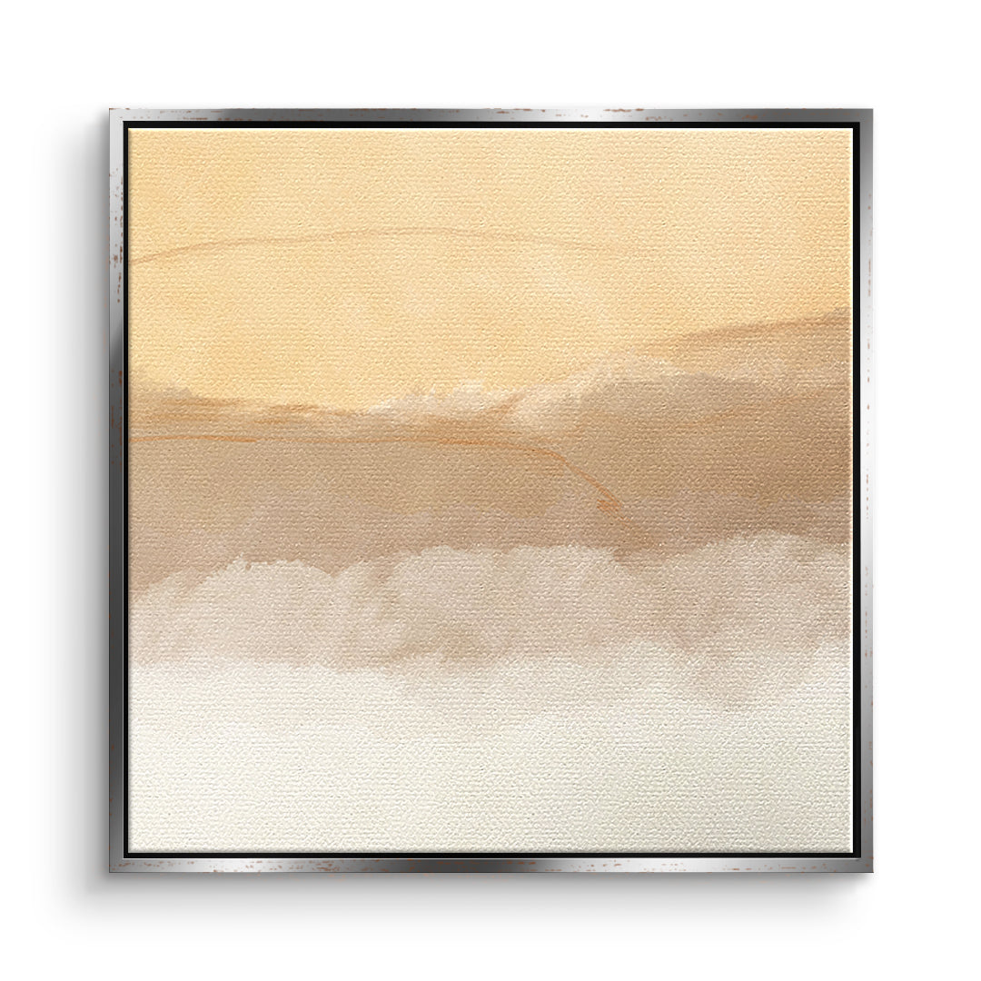 DOTCOMCANVAS In soft time Leinwandbild Vorderansicht silberner Rahmen